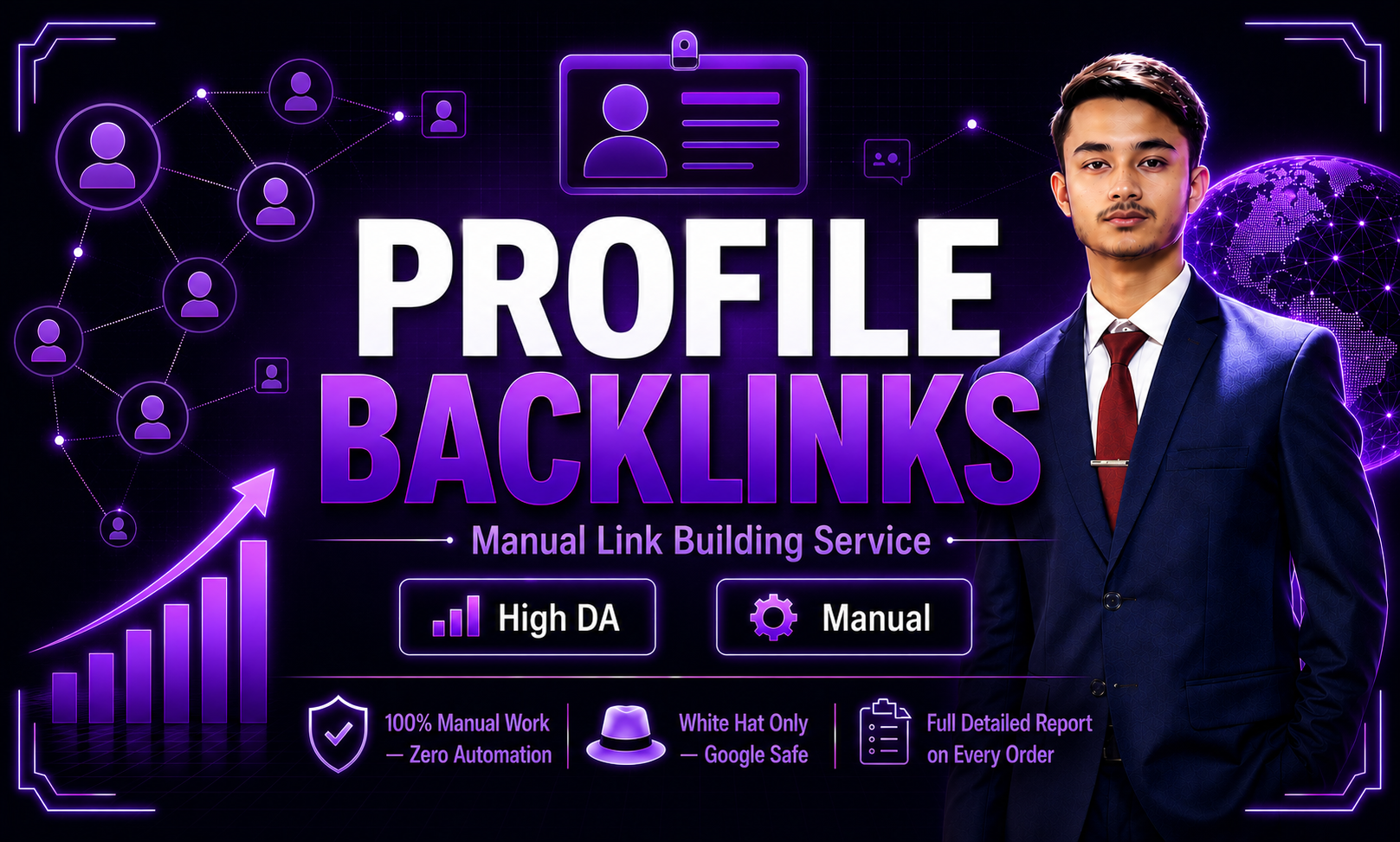 I will create 100 high quality profile backlinks for SEO link building