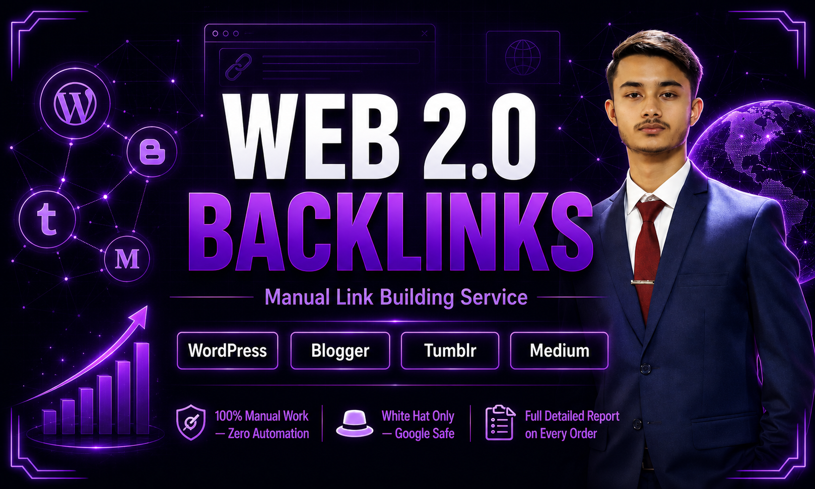 I will build 200 high quality web 2.0 backlinks for SEO link building