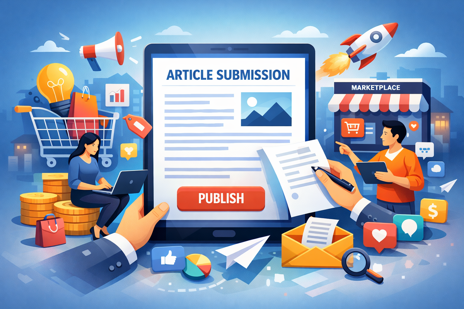 I will provide 100% manual work of article submission with high DA PA