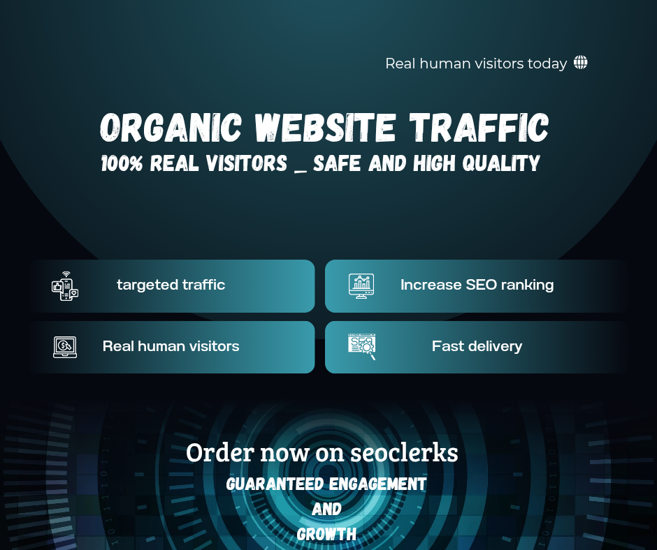 ✔️ Premium Organic Website Traffic &ndash; 100% Real Human Visitors for Fast SEO Growth