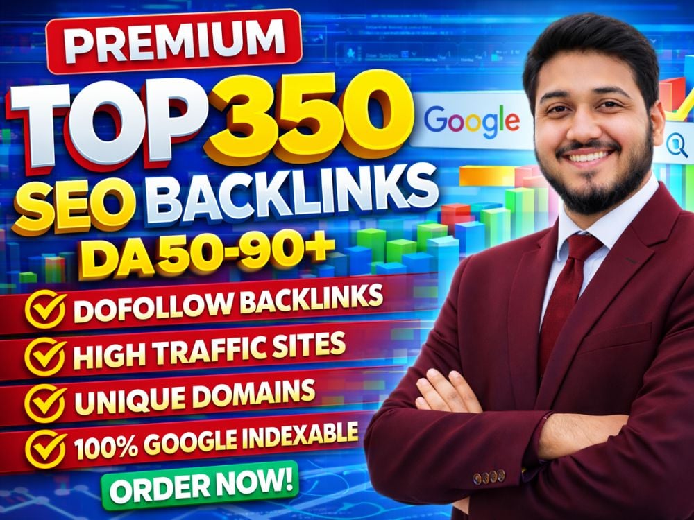 Powerful 350 dofollow seo backlinks for google ranking, backlinks expert