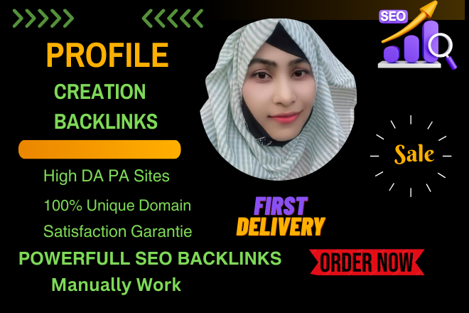 I Will Create 250 HQ SEO Profile Backlinks Manually w...