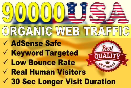 I will generate USA web traffic