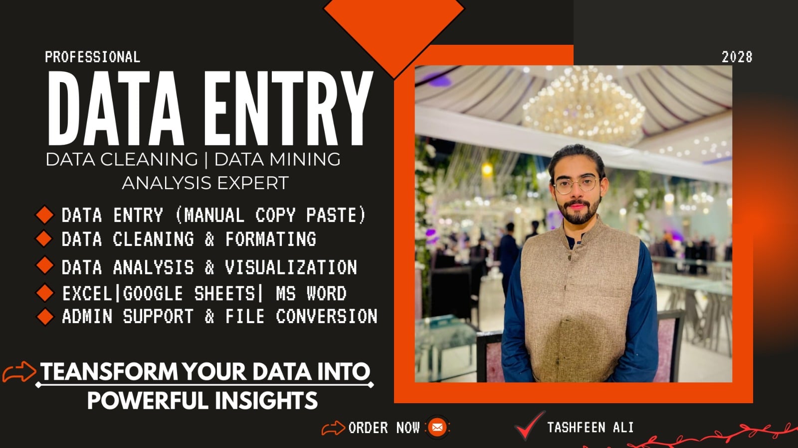 Professional Data Entry, Copy Paste, Excel & Web Research Service