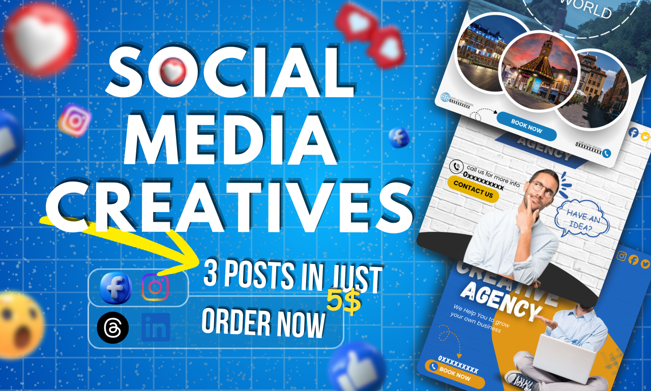 Design 8 Premium Ad Creatives for Instagram & Brands and custom canva templates