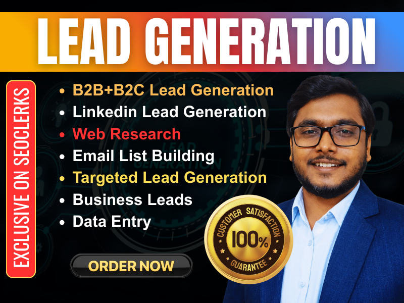 I will manually research and build a custom lead list tailored to your niche