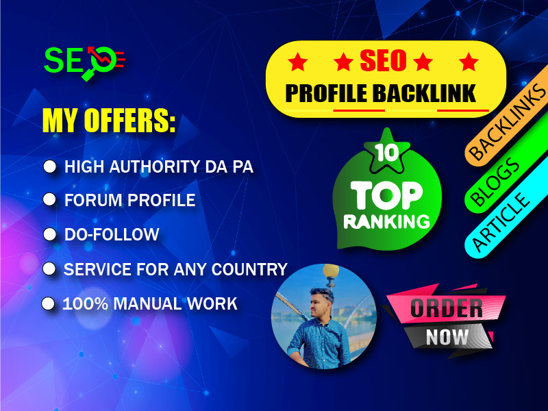 Premium profile backlinks-keyword‑focused, high DA/PA, and designed to skyrocket your search ranking