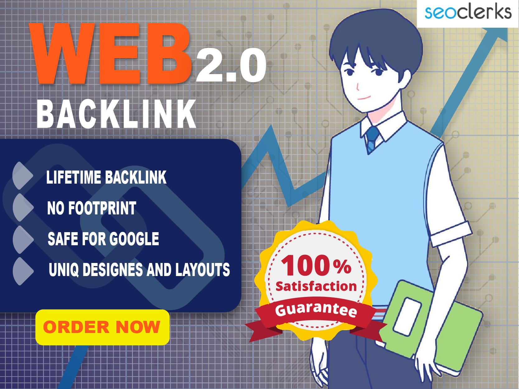 I will make 110+ high quality white hat web 2.0 backlinks without Footprint and Increase Your websit