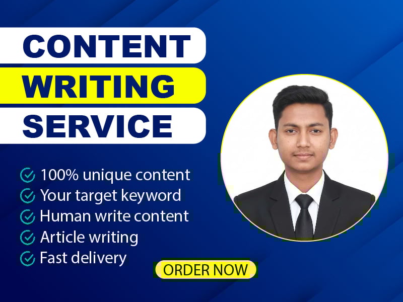I will deliver 900-1000 words professional premium quality content writing and unique seo article.