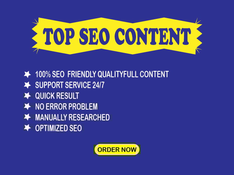 I will provide 1000 words unique and Seo friendly con...
