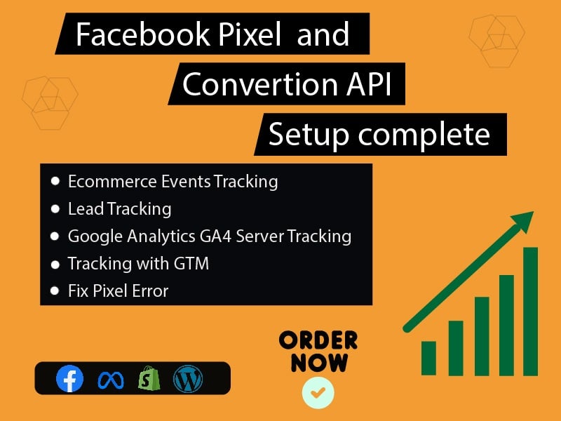 Facebook pixel and convertion API setup complete with GTM
