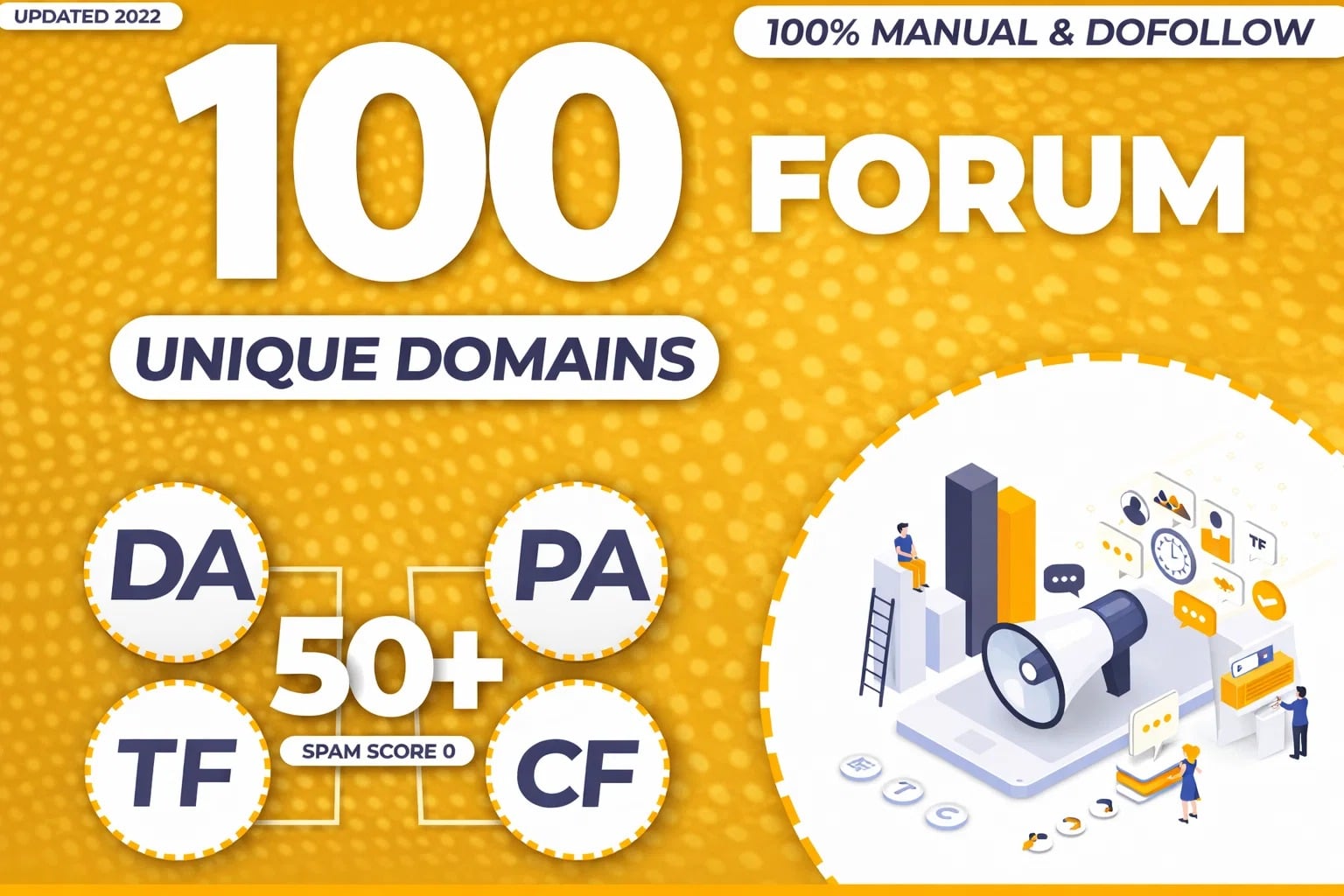 100 Forum Backlinks Service - Manual & Niche Rele...