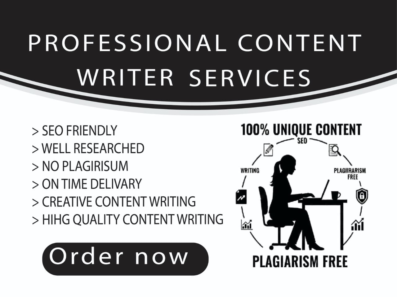 I will write 100% unique, SEO-optimized articles and blog posts Professional