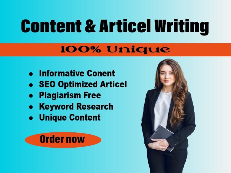 I will write professionally articel and contents for your blog or website - upto 1000 words.