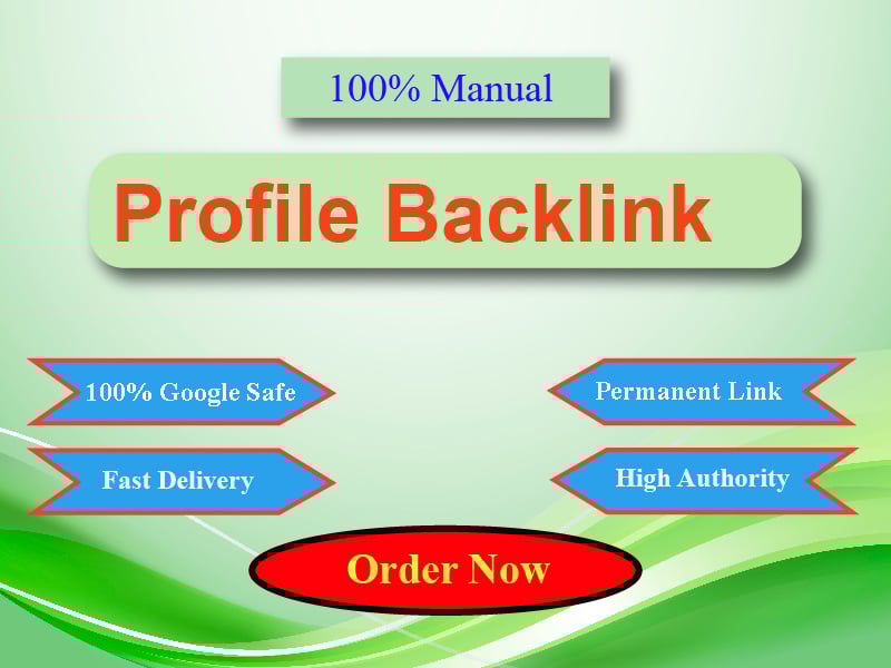 100 High quality profile backlinks for safe SEO growth