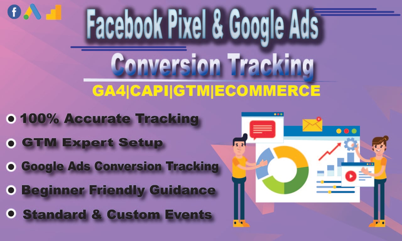 I will setup Meta Pixel and conversion tracking on your website in 24 hours 