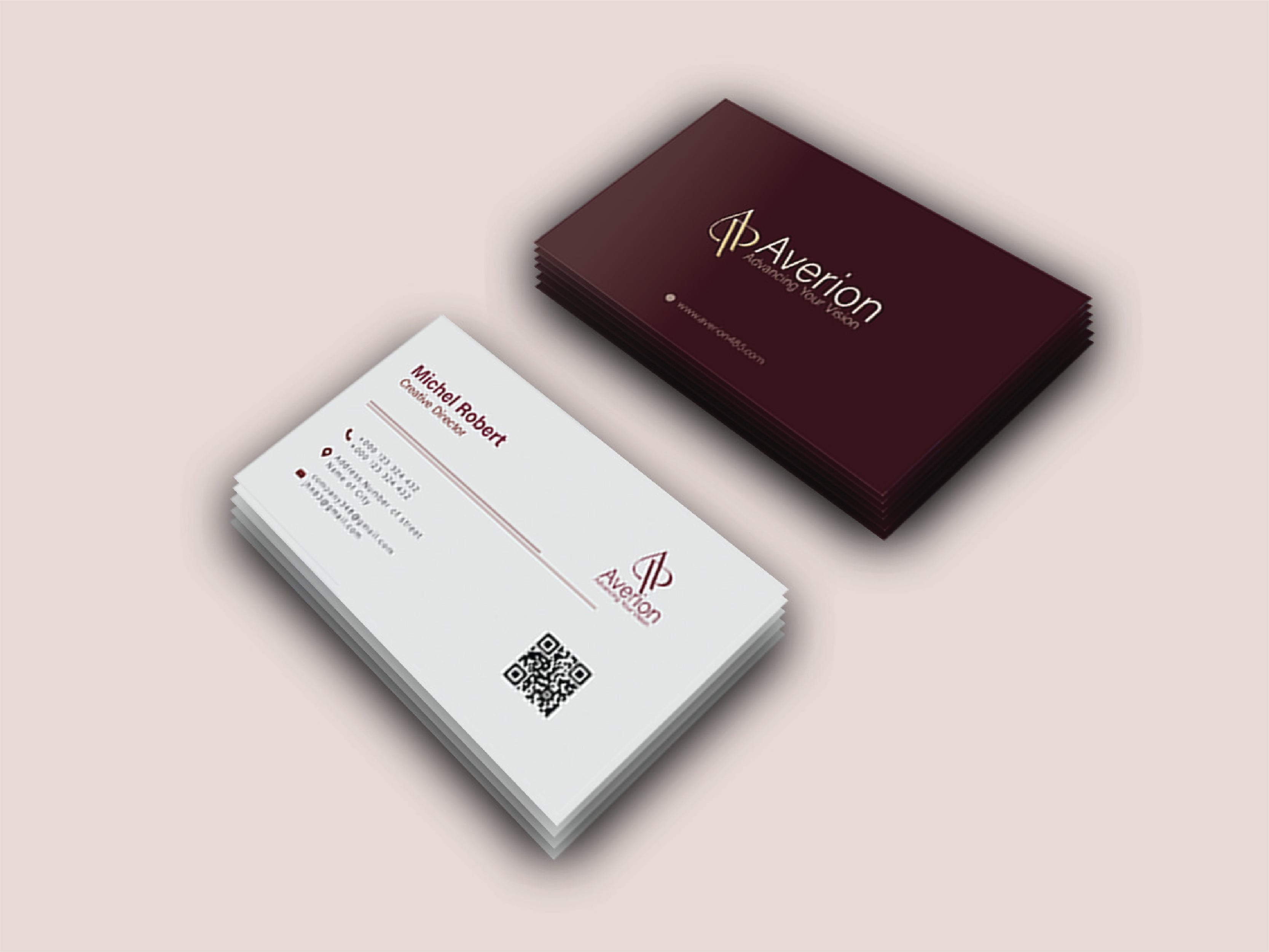 I will design modern professional business card with luxury and minimalist style