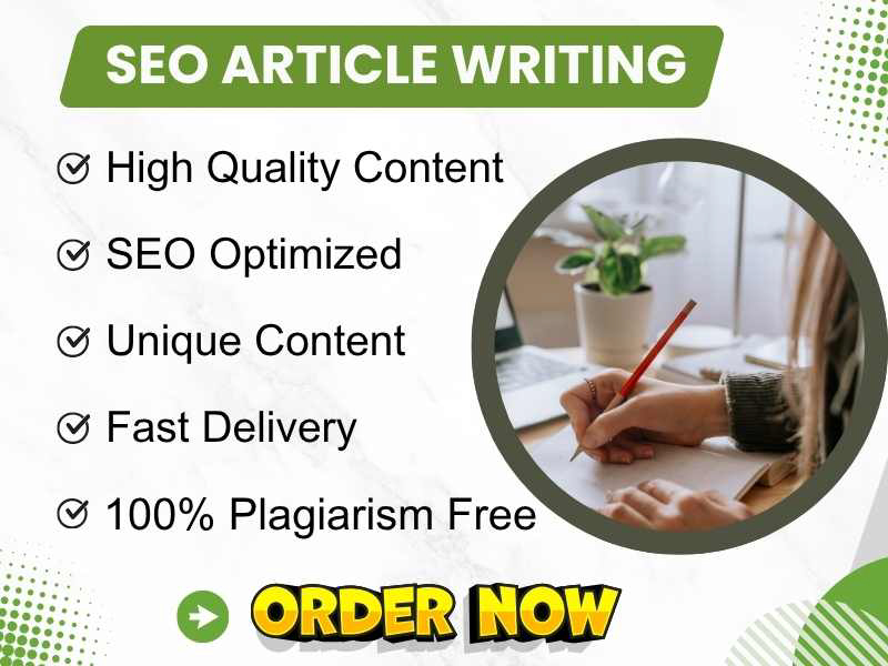 I will write SEO-optimized blog posts and website art...