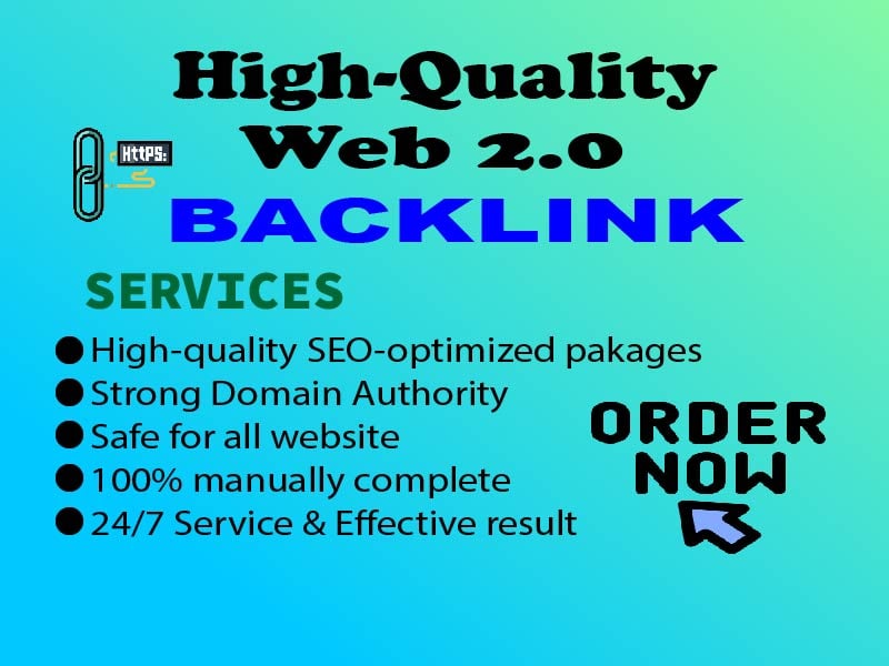 150 High Quality DA Web 2.0 Backlink with boost googl...