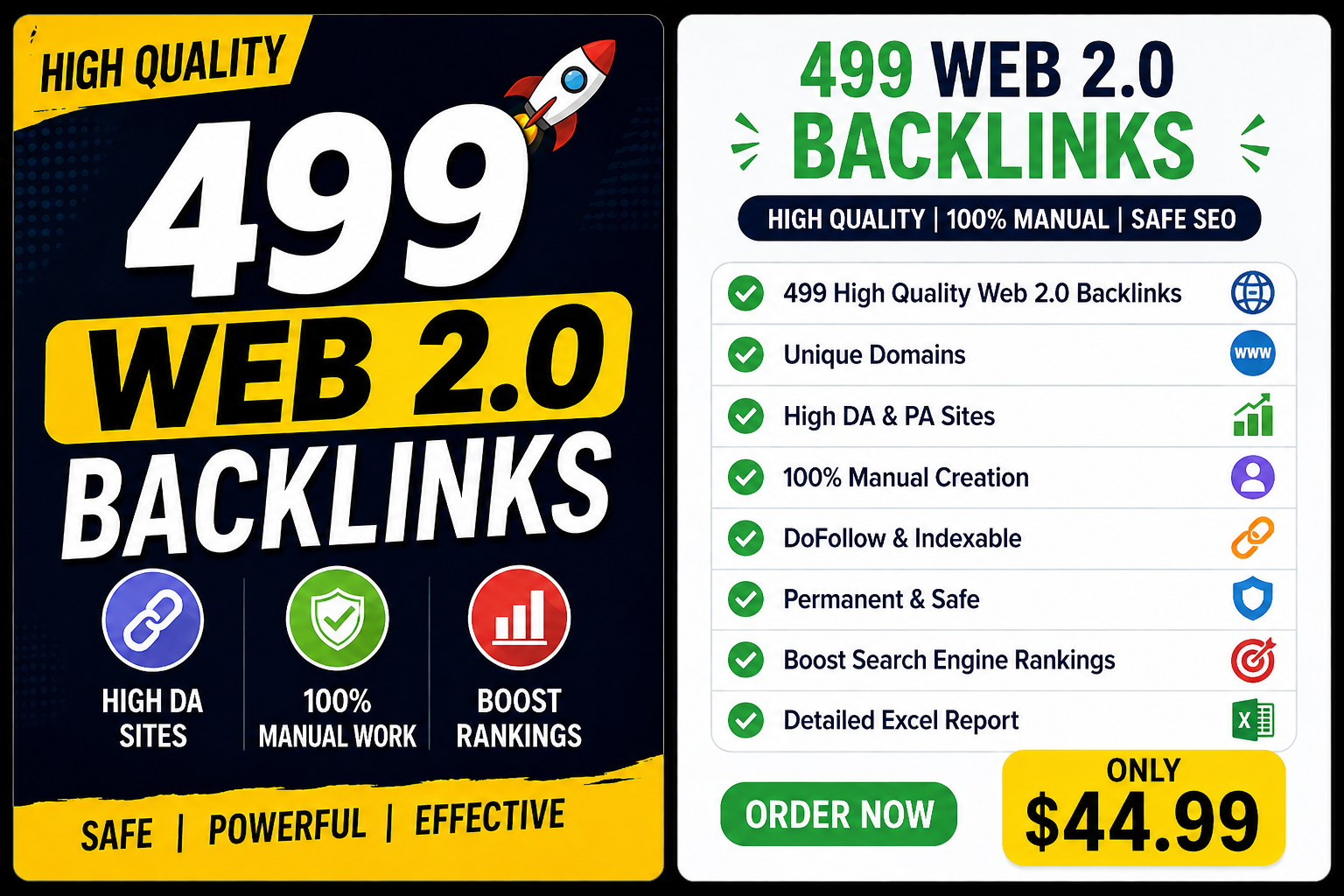 I will create 499 high authority Web 2.0 backlinks for SEO ranking