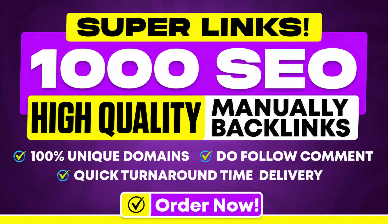 I Will Create 1000 Powerful SEO Backlinks for Your Website