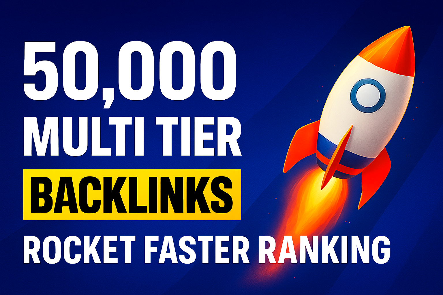  SUPER-CHARGE 50,000+ BACKLINKS Multi Tier SEO Powerhouse