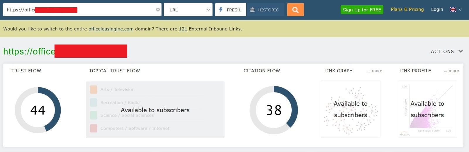 Increase TF 35+ CF 20+ with High Quality Backlinks