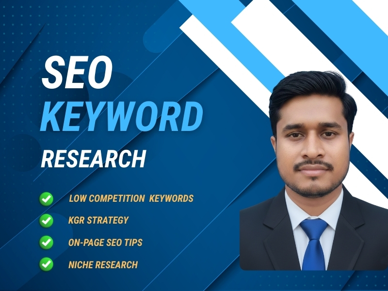 I will do SEO keyword research and low competition KGR keywords