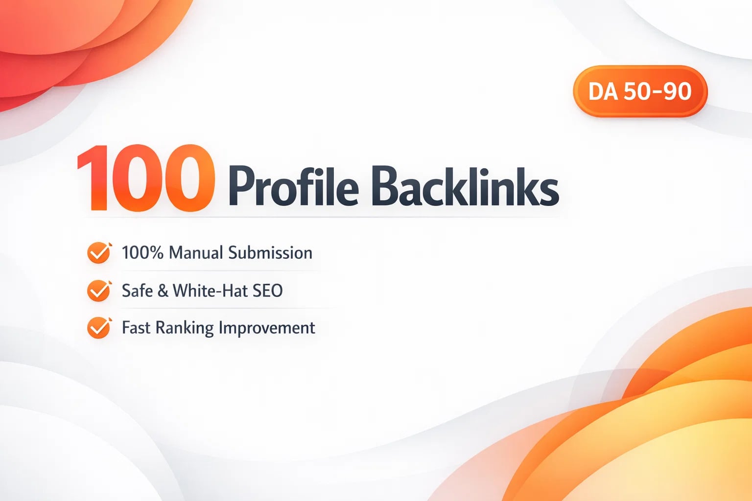 I Will Create 100 SEO Profile Backlinks for Website Authority
