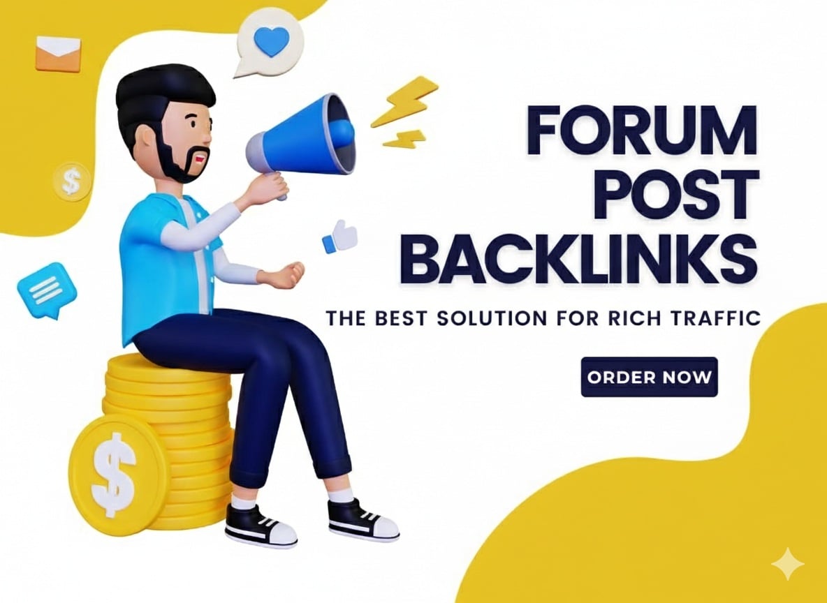 I Will Do 100 High-Quality Forum Backlinks for SEO Ranking Boost
