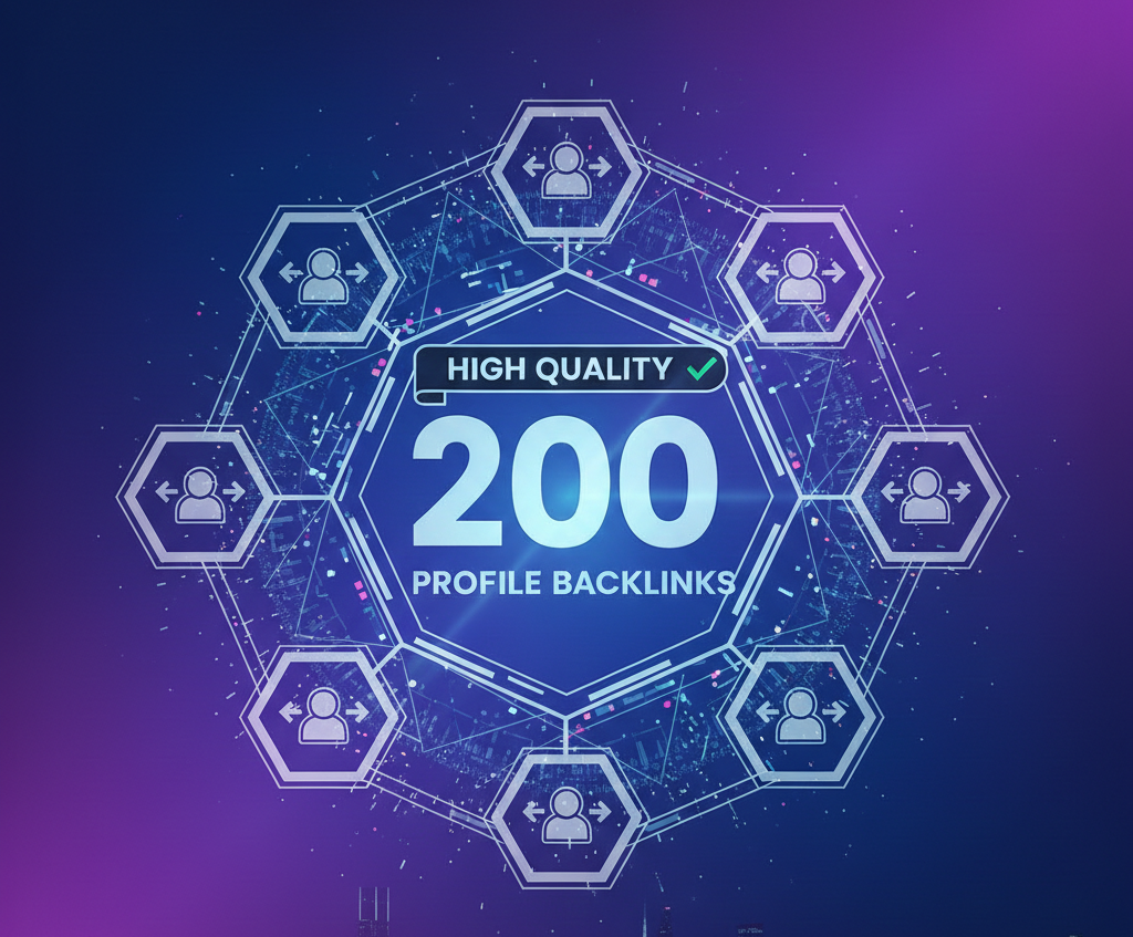 200 High Authority Profile backlinks 