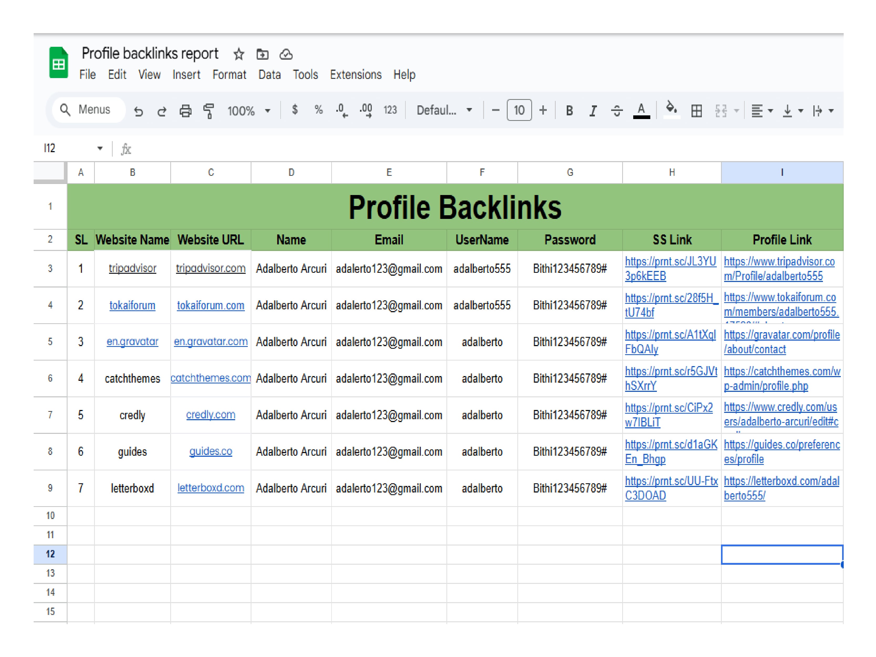 Get 100 High-authority,Manually Created Profile Backlinks to Improve Your Website's SEO