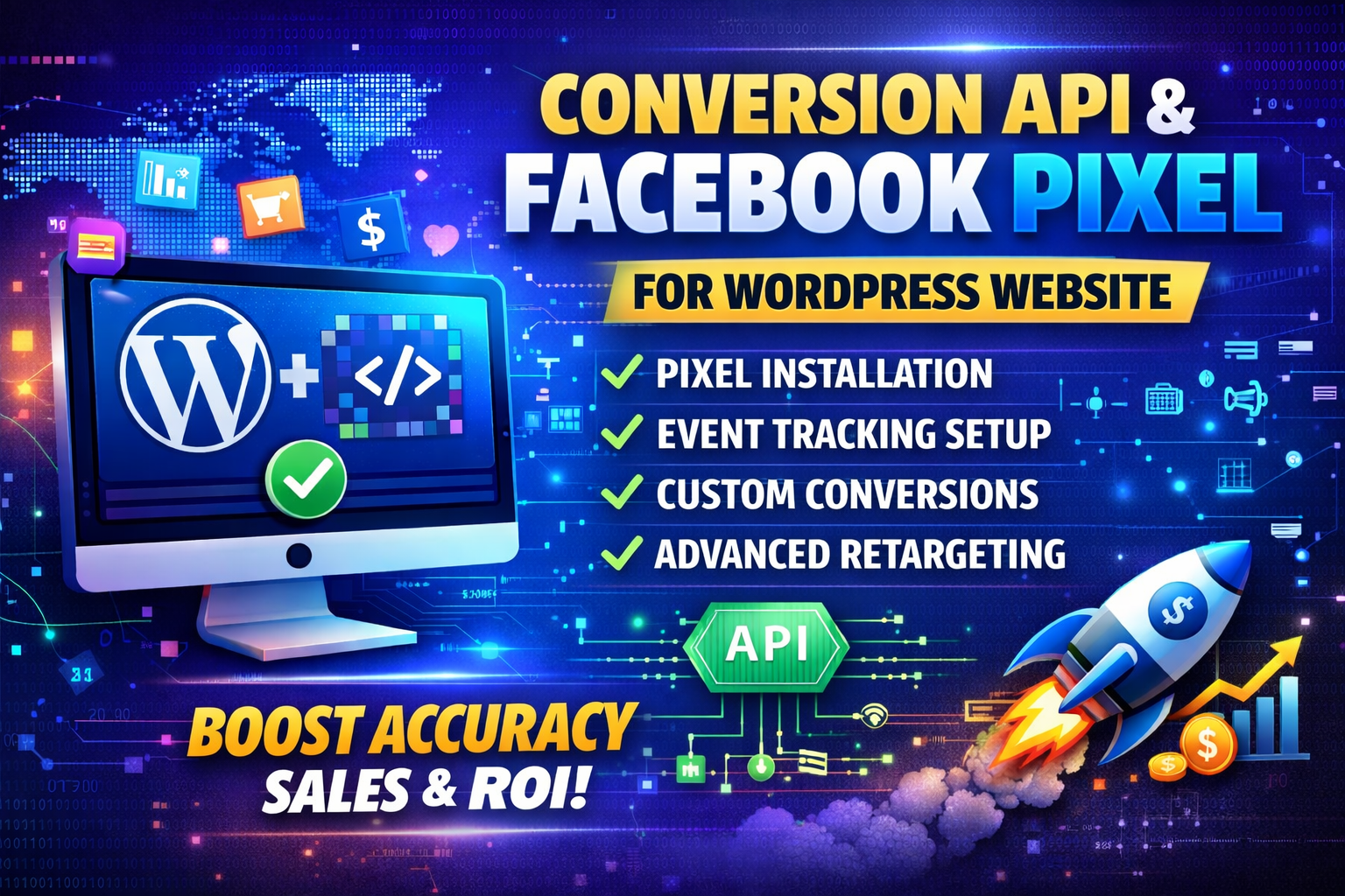 I will Setup Facebook Conversion API (CAPI) and Pixel for WordPress to Boost ROI
