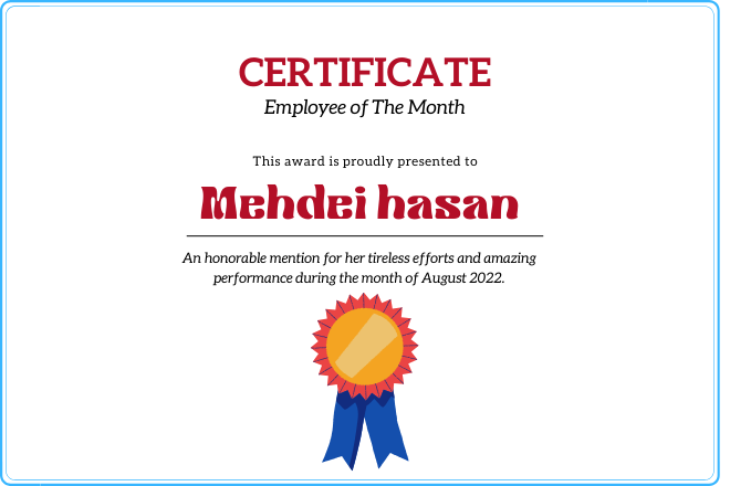 I will do certificate design, diploma certificate template or award certificate.