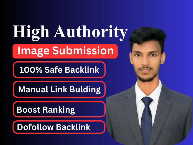 I will provide powerful image submission backlinks and high da links for SEO ranking