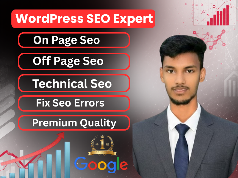 I will do SEO optimization of your wordpress website.on page ,off page and technical seo.