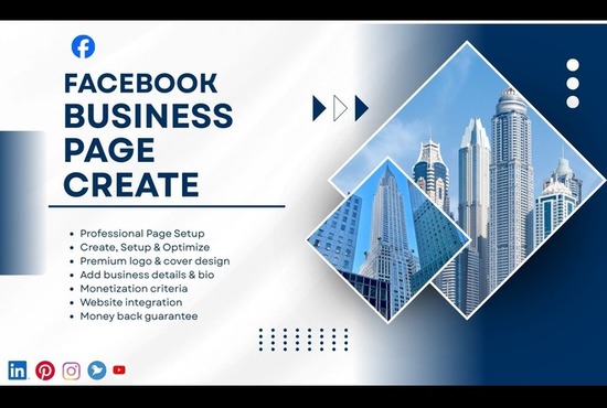 I will create a online platforms accounts Page with profile and cover design