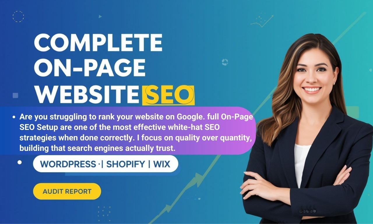 Full On-Page SEO Setup to Boost Google Rankings, Traffic & Sales