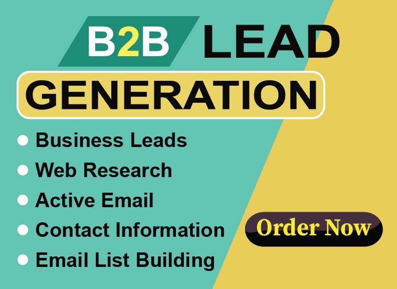 I will provide B2B Lead Generation for extent your business