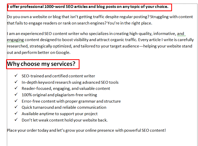 I Will Write 1500 words SEO high quality content for your website, Article ,blog.