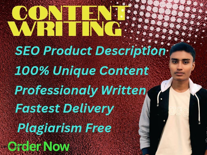 I will write professional articles and blog posts for...