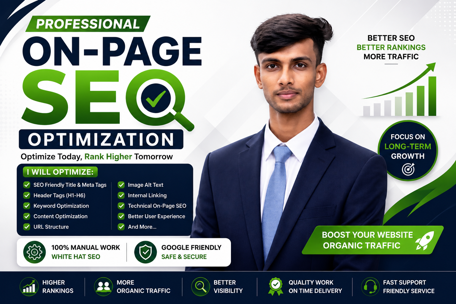 I Will Do Professional On-Page SEO Optimization to Improve Organic Traffic
