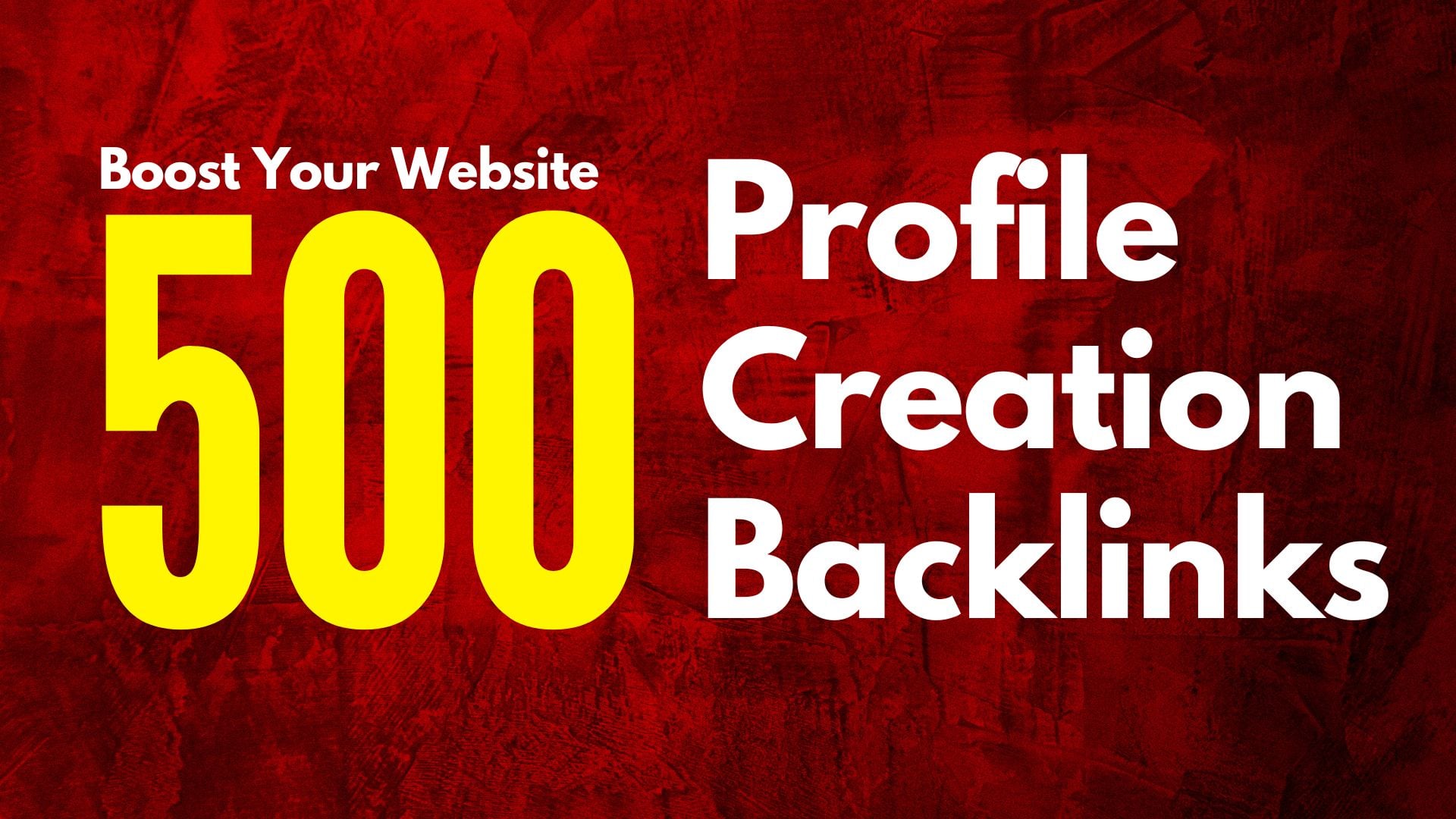 Build 500 Manual Profile Backlinks to Boost Google Rankings - Fast Delivery