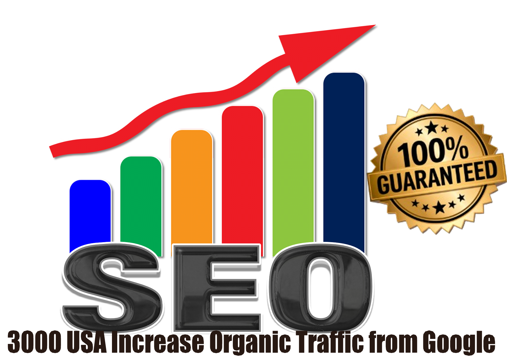 3000 USA Increase Organic Traffic from Google