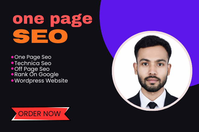I will do professional on page SEO for one website page