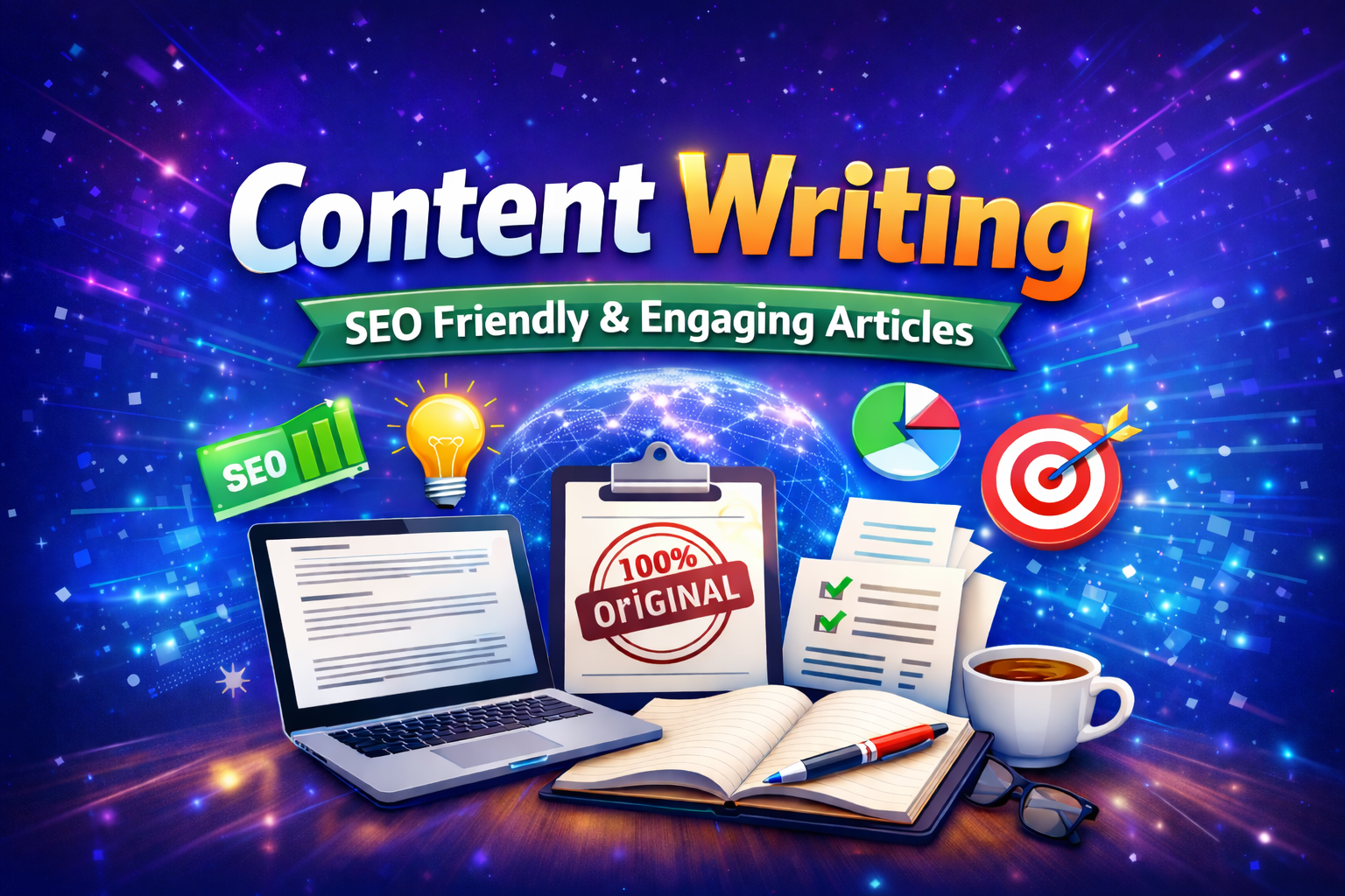 &lrm;I will 500 words SEO friendly unique&nbsp; content writing blog & website