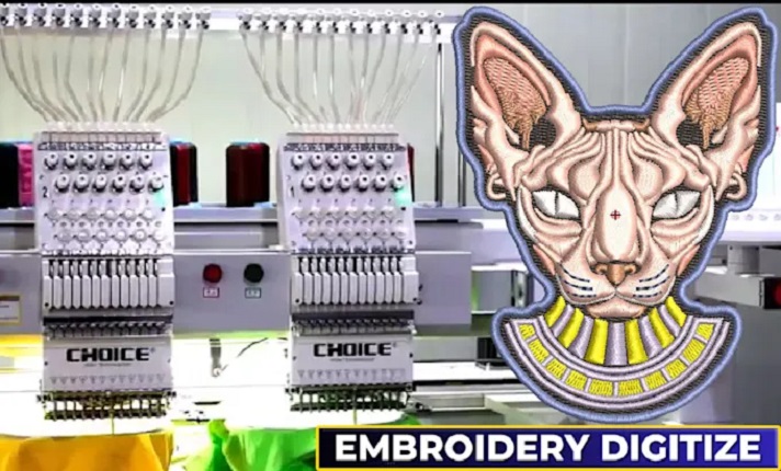 I will embroidery digitizing design in dst and pes for a few hours