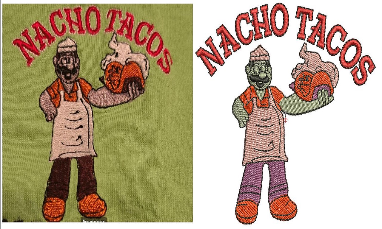 I will do embroidery digitizing into dst, pes in 1 hour