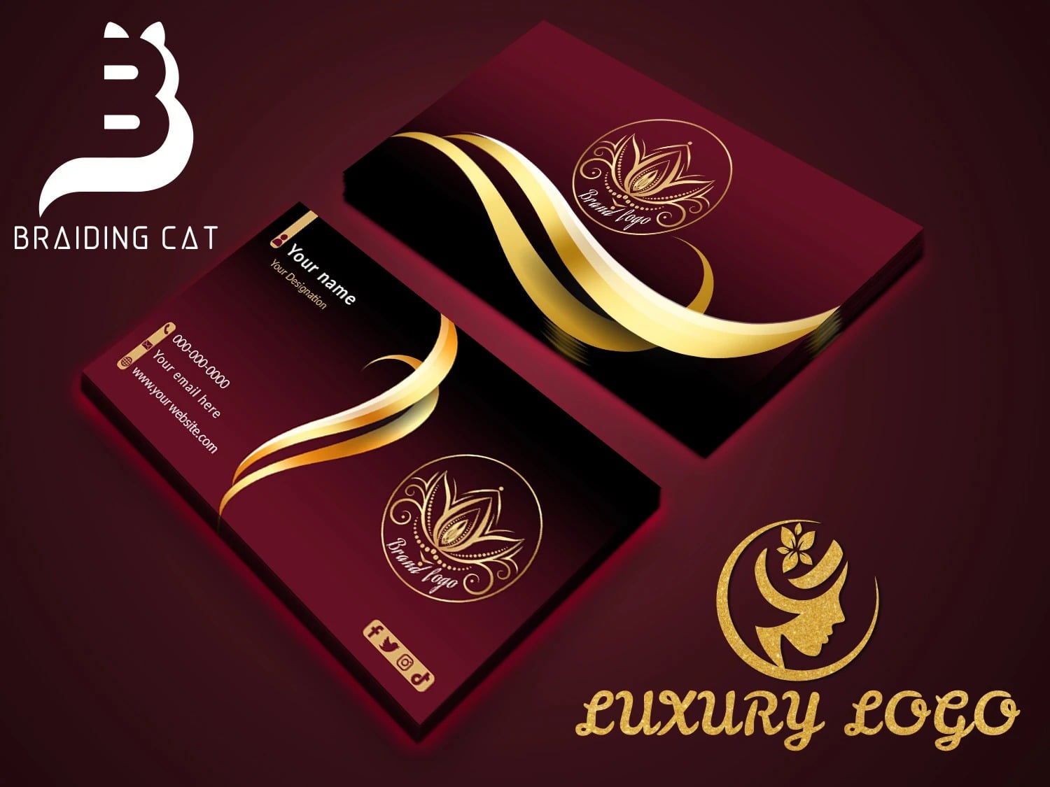 I will design a professional and modern business card...