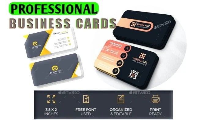 I will design a professional and modern business card for your brand